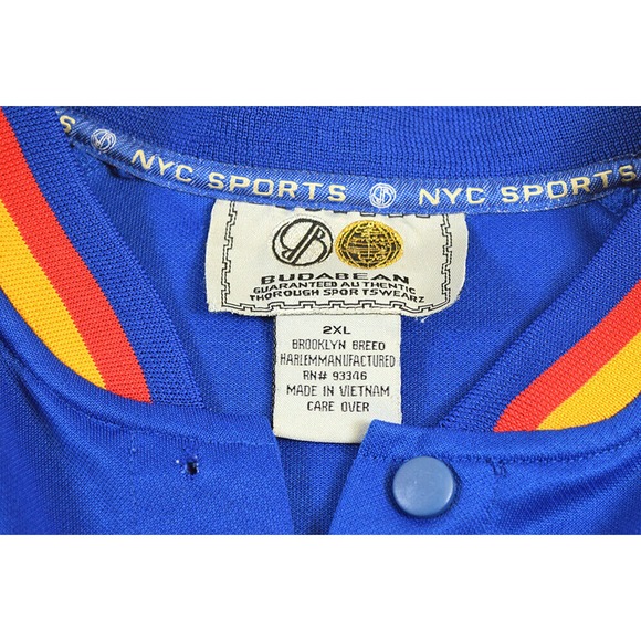 Vintage Buda Bean Budabean Sz 2XL Sportswear NYC Sports Jersey & Shorts Hip Hop - Picture 4 of 12